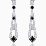 Pendientes Rita de Diamantes en Oro Blanco de 18 kt