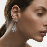 Pendientes Vivien de Diamantes en Oro Blanco de 18 kt