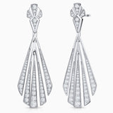 Pendientes Vivien de Diamantes en Oro Blanco de 18 kt