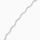 Sirène Diamond Bracelet in 18k White Gold