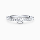 Solitario Odette de Diamantes 0,60 Cts. en Oro Blanco de 18 Kt