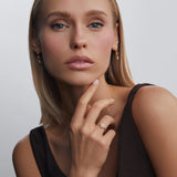 Sortija Art Deco Belle de Diamantes en Oro Amarillo de 18 Kt