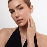 Blossom Diamond Ring in 18k White Gold