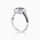 Sortija Greta de Diamantes en Oro Blanco de 18 Kt
