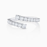 Jenna Diamond Ring in 18k White Gold