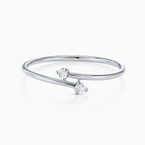 Sortija Juno de Diamantes en Oro Blanco de 18 Kt