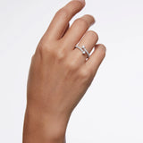 Sortija Paris & Helen Pavé de Diamantes 0,55 Cts. en Oro Blanco de 18 Kt