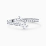 Sortija Paris & Helen Pavé de Diamantes 0,55 Cts. en Oro Blanco de 18 Kt