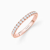 Sortija Stella de Diamantes 0,35 Cts. en Oro Rosa de 18 Kt